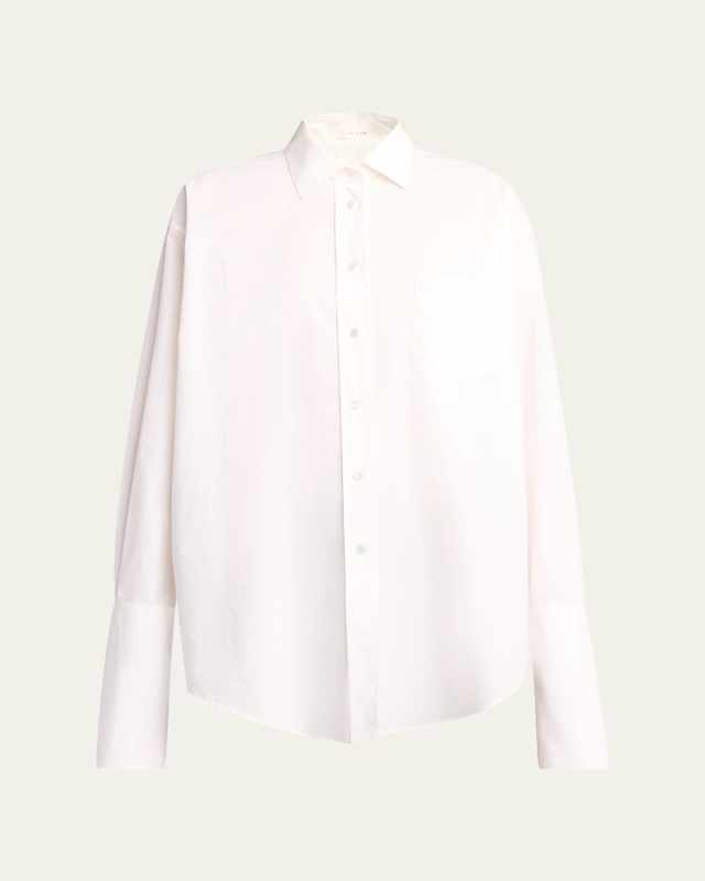 Ment Poplin Button-Down Shirt